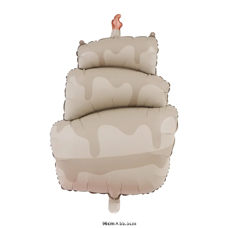 Frosted Bear Retro Love Balloon