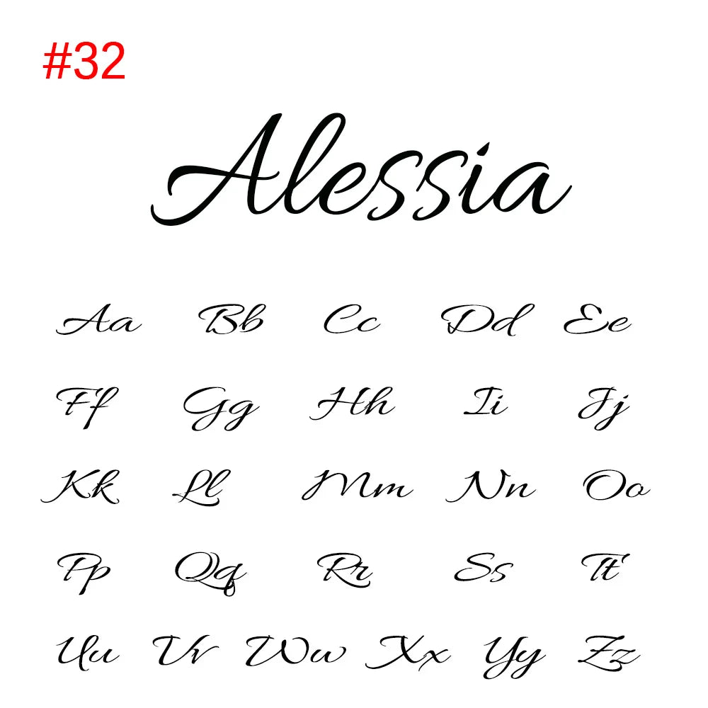 Heart Butterfly personalised custom name necklace
