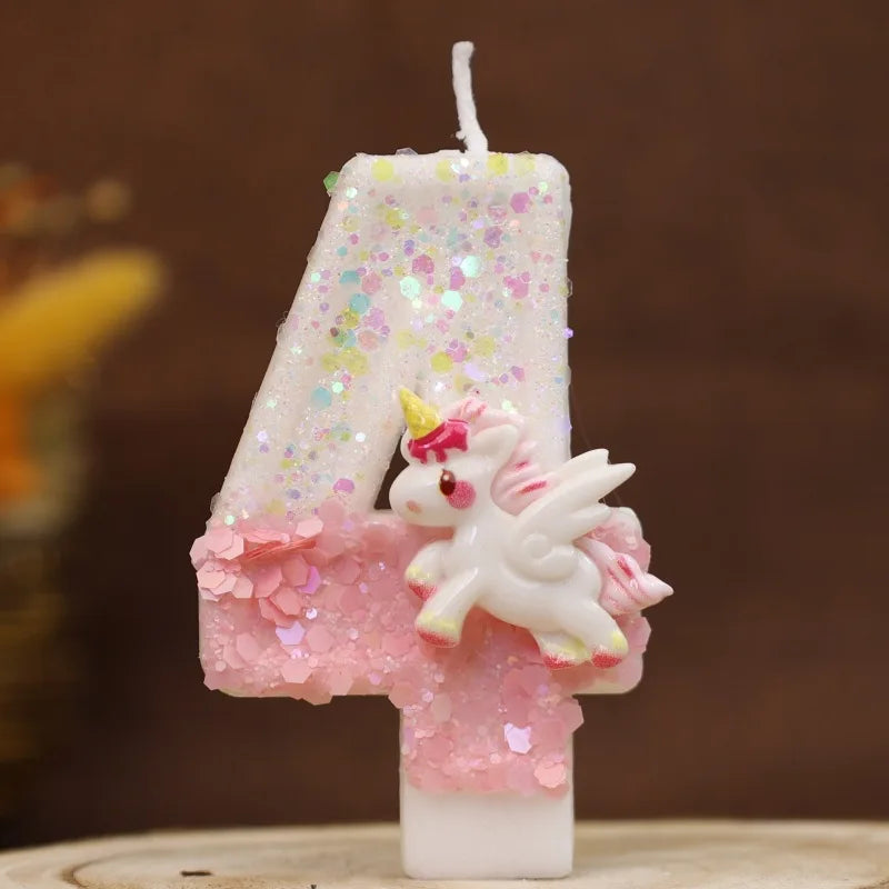 Unicorn candles