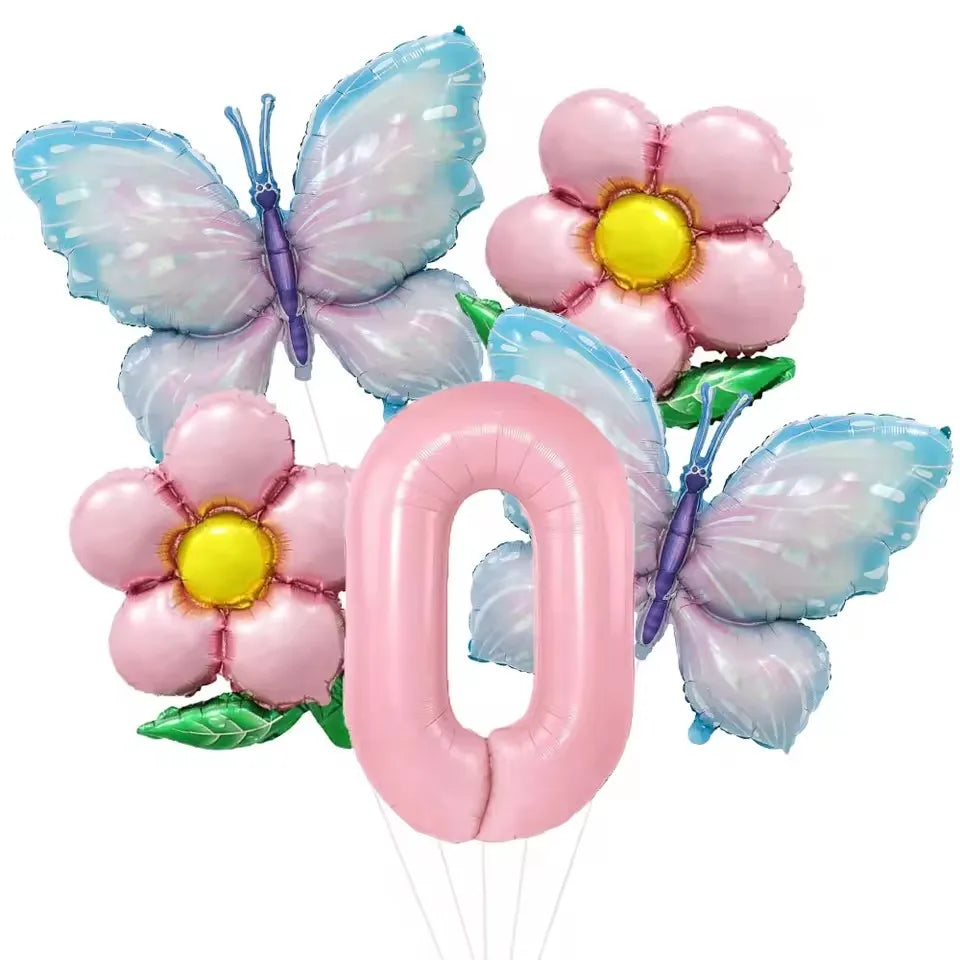 Colorful Butterfly balloons 5pcs
