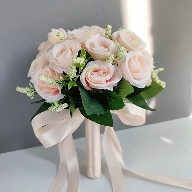 Bouquet silk roses