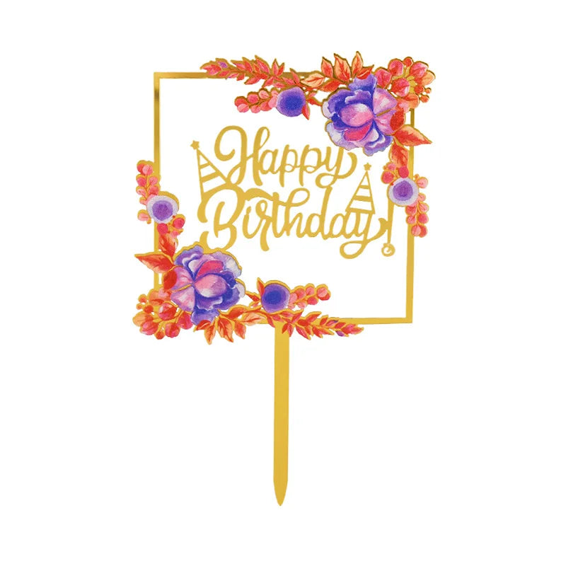 New 3D Color Printing Cake Topper