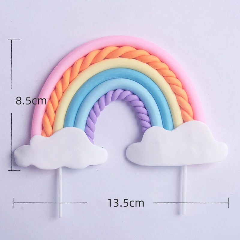 Unicorn Rainbow Cake Topper – Birthday & Party Deco
