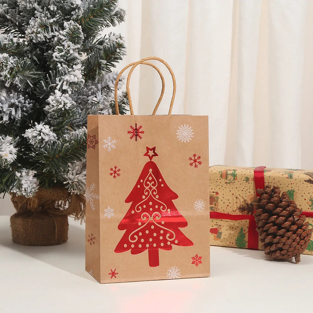 Santa Kraft Gift Packaging Bags