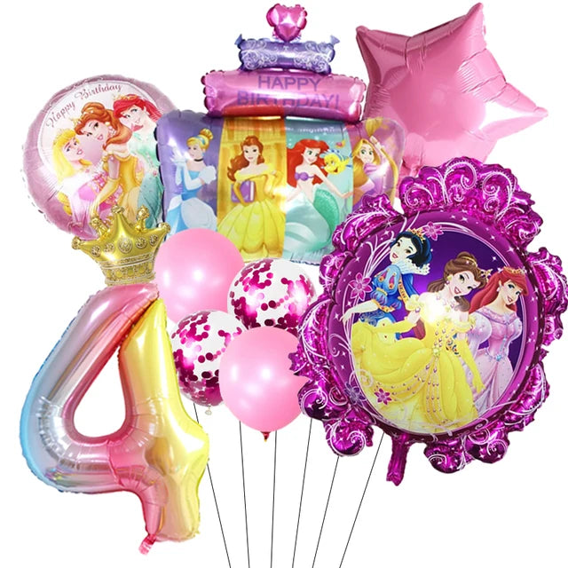Princess Party Tableware Set – Plates, Cups & Napkins