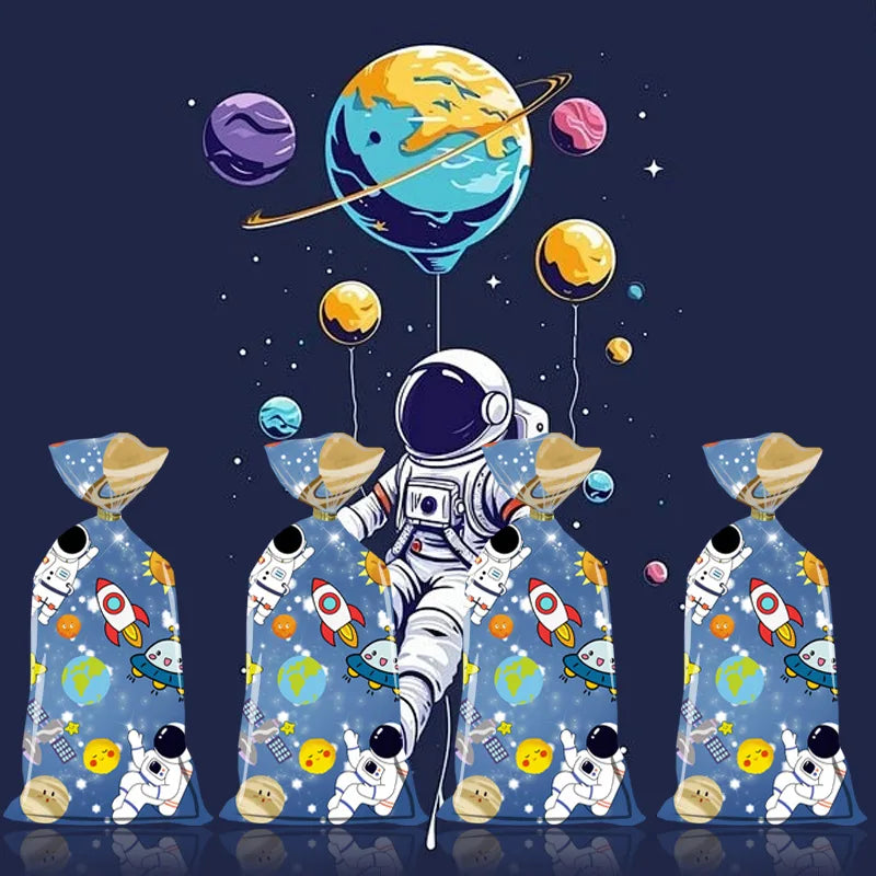 Candy bag Space Astronaut theme 50pcs