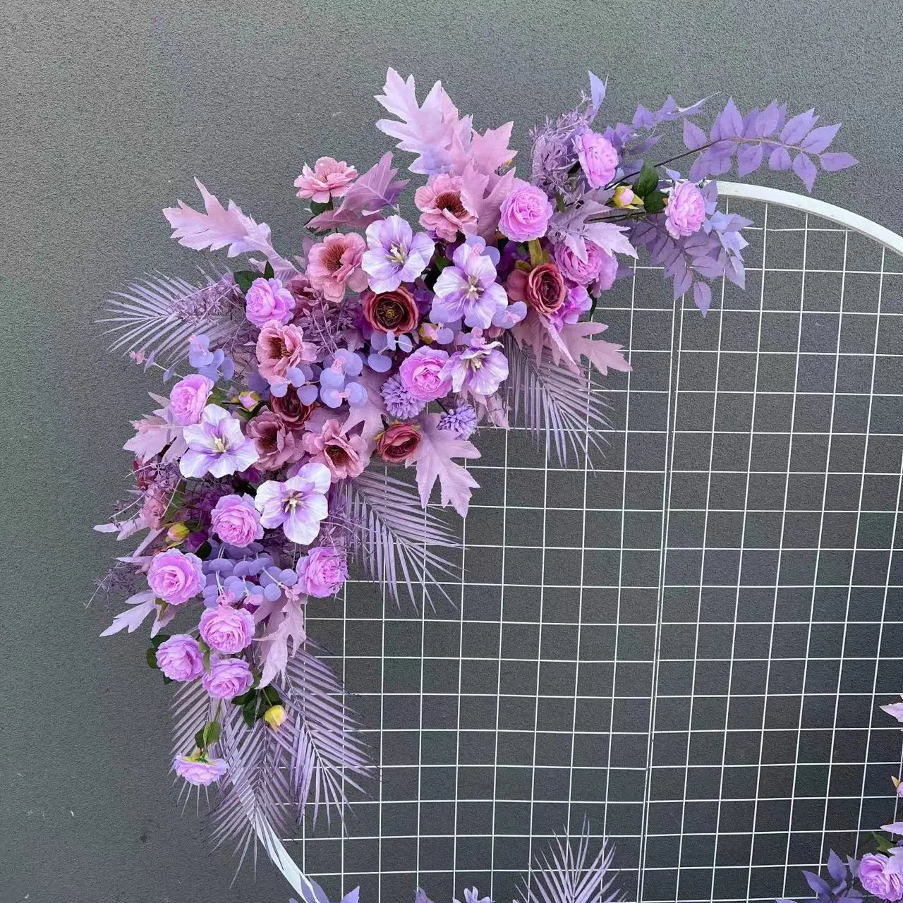 Artificial Crescent Flower Table & Arch Decoration