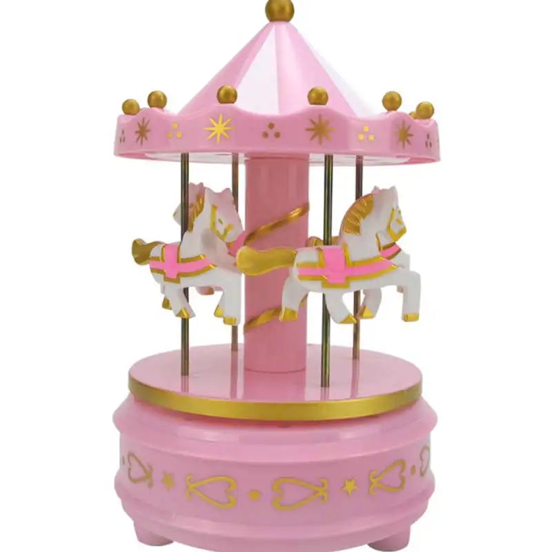 Music box 4 Horses rotate 1pc