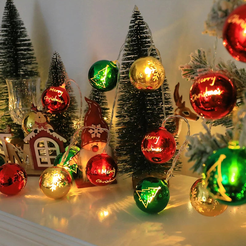 LED Star & Ball Christmas Lights