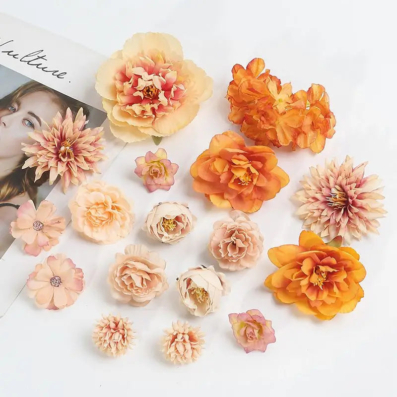 Rose set Peony for bouquets and decorations