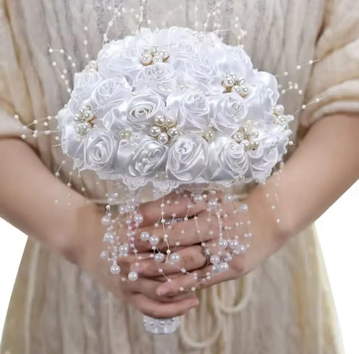 Rose white and ivory bouquet