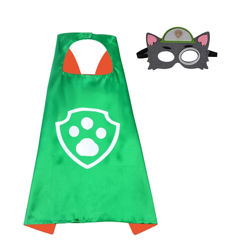 Paw Patrol Mask Cloak Cape Cosplay