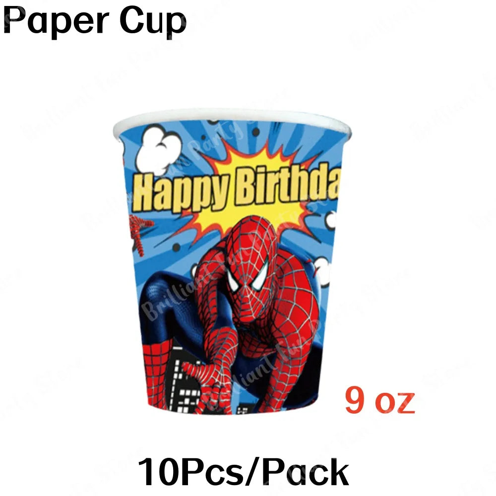 Spiderman theme decorations