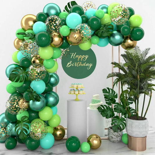 Jungle Green alloons Arch Kit