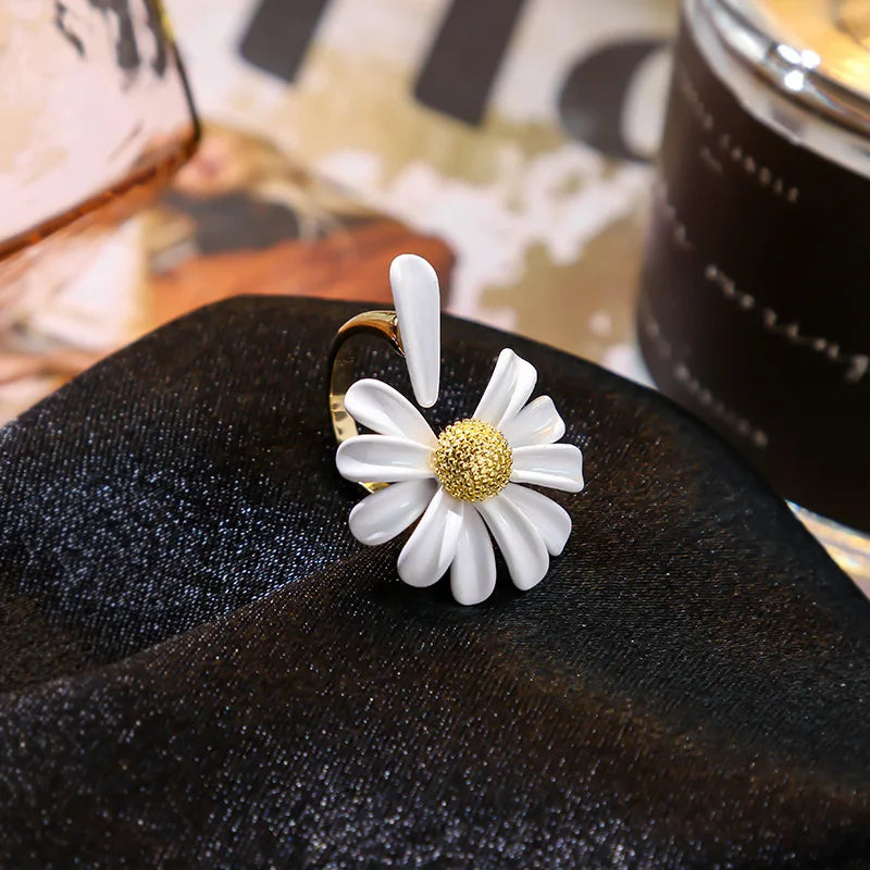 Jasamine flowers ring for women Korean style