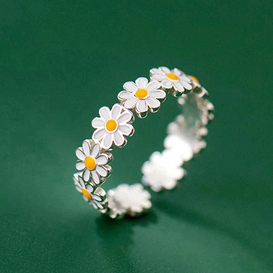 Jasamine flowers ring for women Korean style