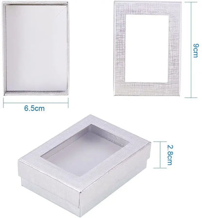 24 Pcs Jewelry Boxes 3.54× 3.54 x 1.18