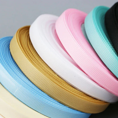 Grosgrain fabric ribbon gift wrap (25 yards/roll) 10mm
