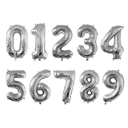 Number Foil  balloons 16/32 inch   Party Decoration