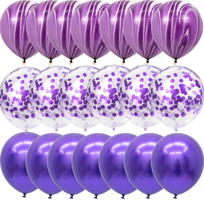 Agate Marble Balloons 40 Pcs