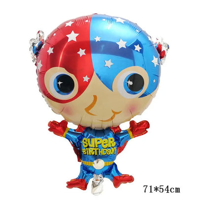 3D Superhero Foil Balloons – Spiderman & Iron Man