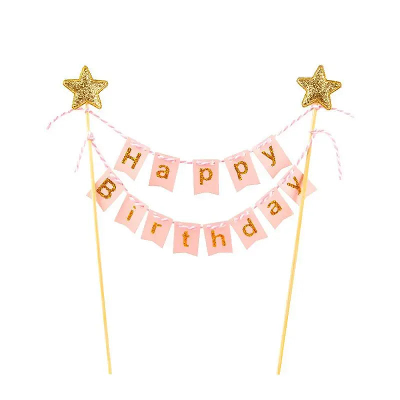 Smiling Face Cloud Rainbow Cake opper decoratings