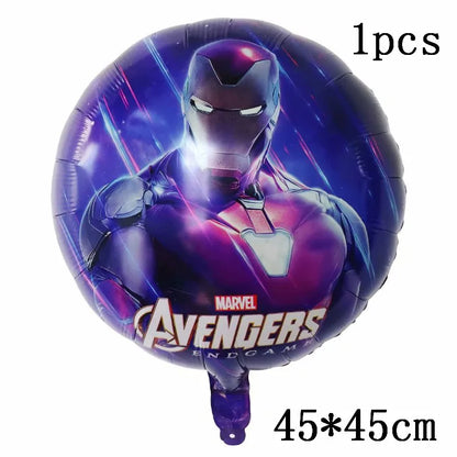 3D Superhero Foil Balloons – Spiderman & Iron Man