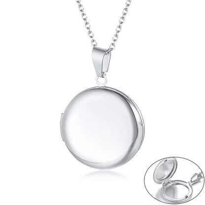 Monogram floral Oval heart locket pendant necklaces