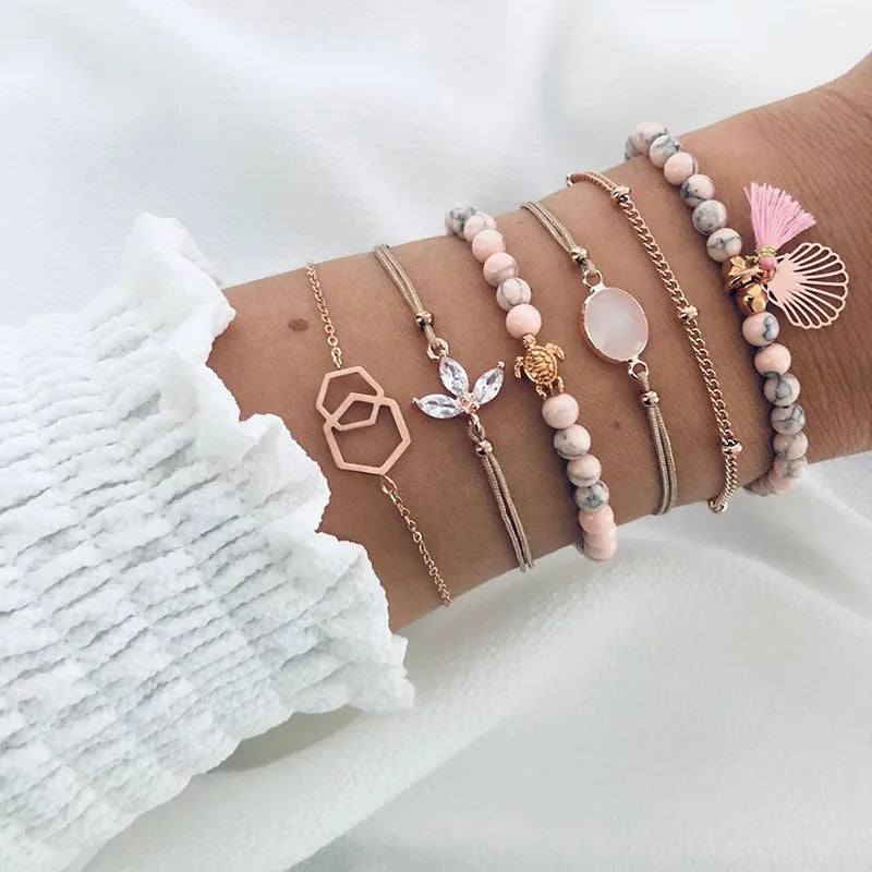 Handmade weave long  bracelet