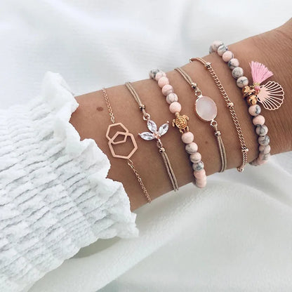 Handmade weave long  bracelet