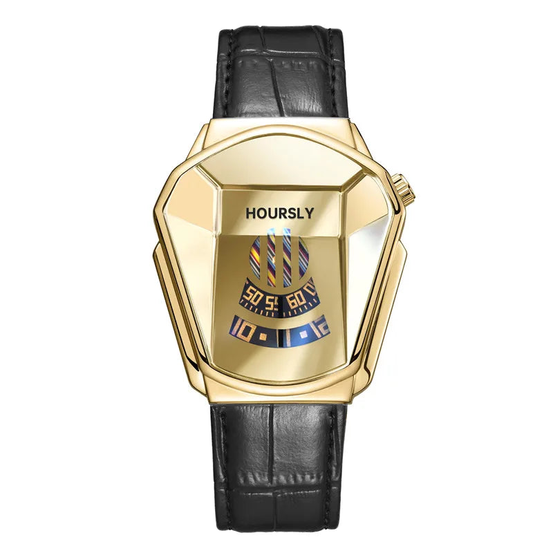 Hoursly brand technology fashion Quartz luxury watch for men