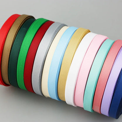 Grosgrain fabric ribbon gift wrap (25 yards/roll) 10mm