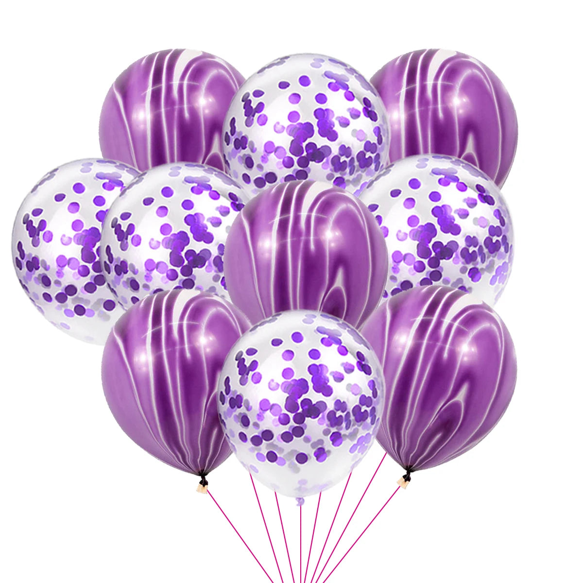 Agate Marble Balloons 40 Pcs