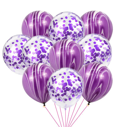 Agate Marble Balloons 40 Pcs