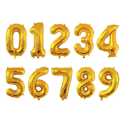 Number Foil  balloons 16/32 inch   Party Decoration