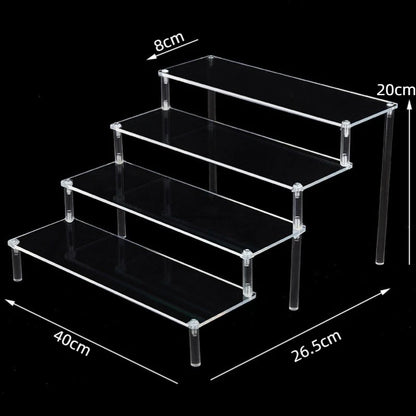 1-5 Tier Clear Acrylic Display Stand