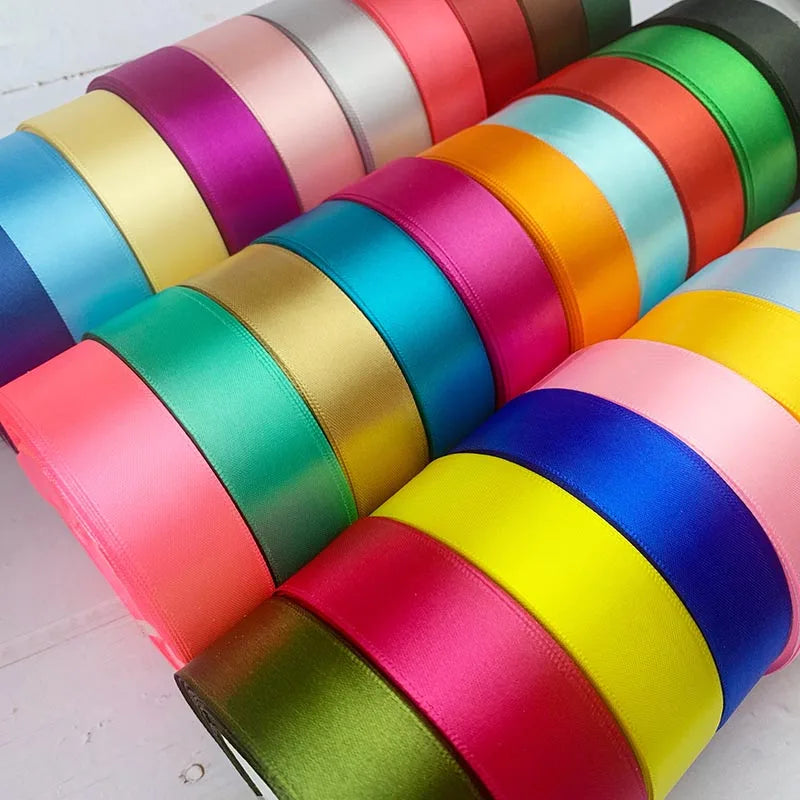 Satin ribbons 25 Yards/Roll