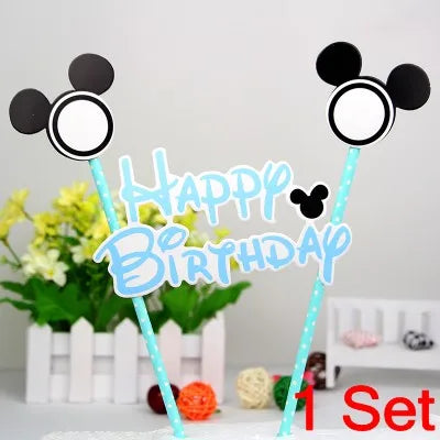 Mickey figure candles
