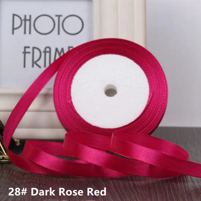 25Yards/Roll Grosgrain Satin ribbons  wide6mm-50mm