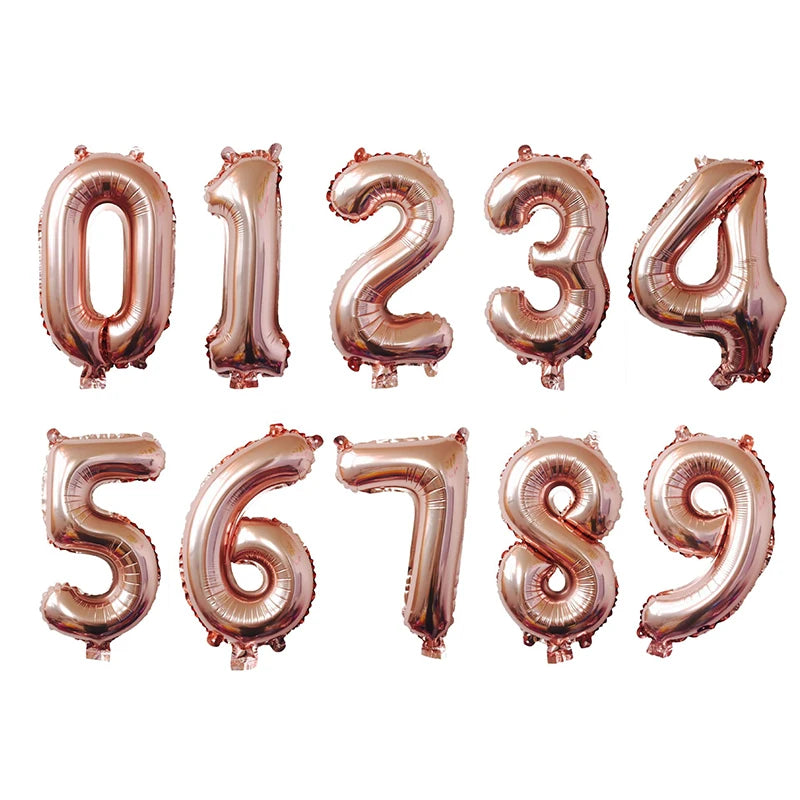 Number Foil  balloons 16/32 inch   Party Decoration