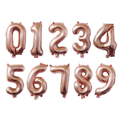 Number Foil  balloons 16/32 inch   Party Decoration