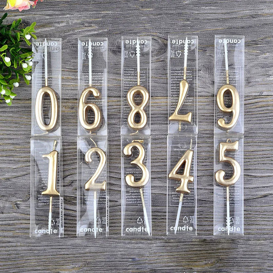 1Pcs number cake topper candles