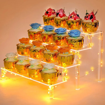 1-5 Tier Clear Acrylic Display Stand