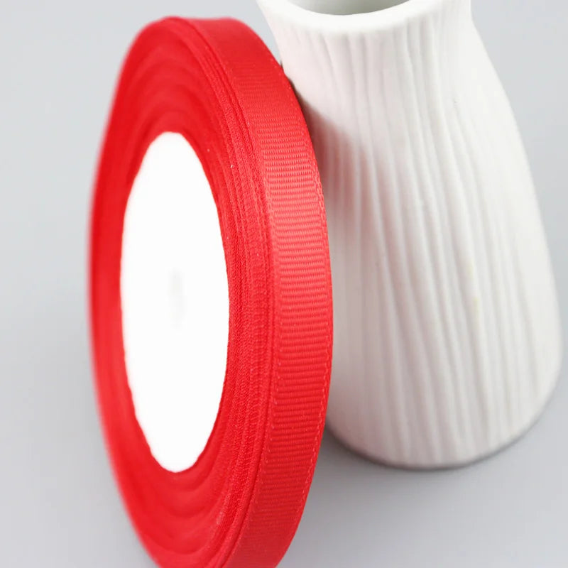 Grosgrain fabric ribbon gift wrap (25 yards/roll) 10mm