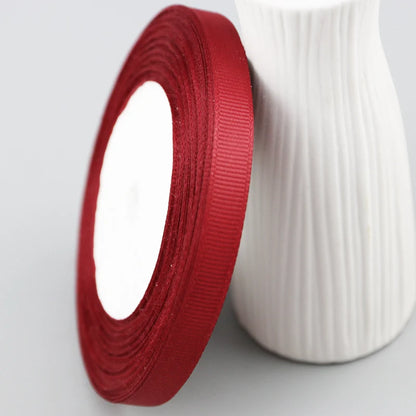 Grosgrain fabric ribbon gift wrap (25 yards/roll) 10mm