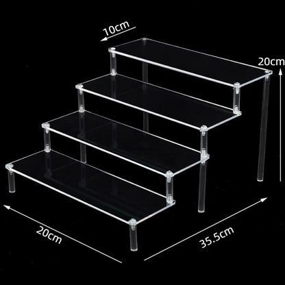 1-5 Tier Clear Acrylic Display Stand