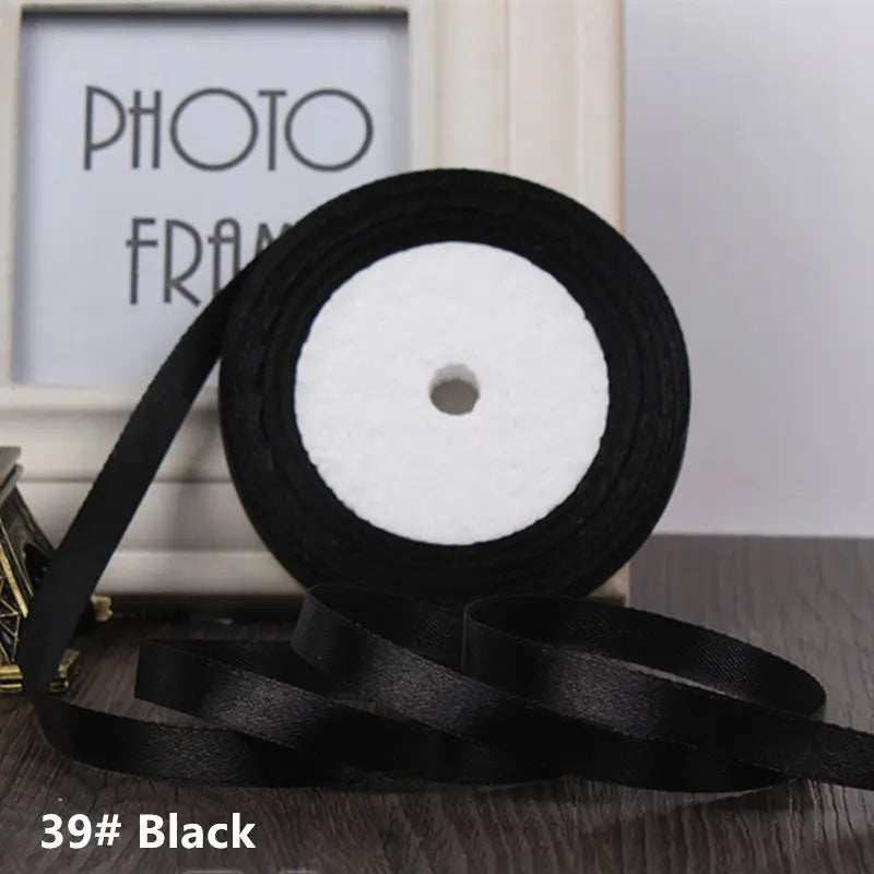 25Yards/Roll Grosgrain Satin ribbons  wide6mm-50mm