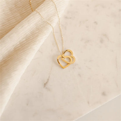 Customized Heart shaped name men's and women's necklace
