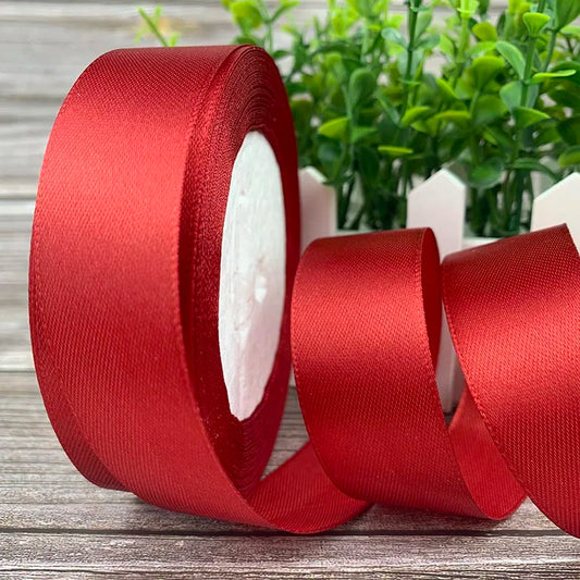 Satin ribbons 25 Yards/Roll