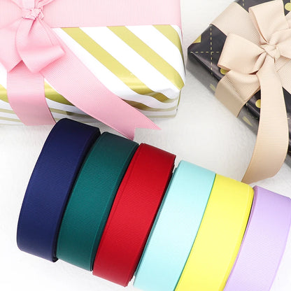 Solid color grosgrain 1-1/2" 38MM/25MM 10Yards Ribbons